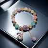 Pulsera de Ojo de Gato Mariposa Blanca/Azul/Morada/Verde/Rosa para Mujer Moda Elegante Más Fácil de Combinar Pulsera de Temperamento Transmisión en Vivo Nuevo Estilo Caliente