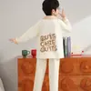 2026 Pijamas Nuevos para Niños Primavera y Otoño Estilo Coreano Cárdigan para Niños Mayores Niñas Adolescentes Ropa de Casa Infantil Conjunto de Ropa Infantil