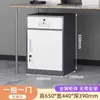 Gabinete de Archivo de Acero Extra Grueso con Cerradura de Hierro, Gabinete Bajo Pequeño para Uso Doméstico, Gabinete de Mesita de Noche con Cerradura de Contraseña, Gabinete Bajo para Oficina, Gabinete con Cajones