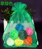 Bolsas de Organza al por Mayor en Stock con Opción de Imprimir Logo, Paquetes de Muestra para Regalo, Bolsas Transparentes de Empaque, Bolsas de Gasa Perlada de Color Sólido con Cordón