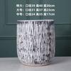 Jingdezhen Macetas de Cerámica Extra Grandes en Blanco y Negro Simples para Balcón Interior Piso Plantación Árbol del Dinero Planta Verde Plantas en Maceta