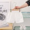 Nuevo Cardigan de Estilo Coreano con Estampado de Corazones de Colores Camisa Delgada Camisa de Manga Corta para Niños y Niñas Pantalones Cortos Blancos Traje para Niños