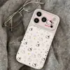 Patrón de Gato a Cuadros Estrellados Adecuado para iPhone 16 Pro Max Funda para Teléfono Apple 17 con Ventana Galvanizada y Cubierta de Cuero para Teléfono