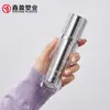 Set de Botellas Cuadradas de Acrílico en Stock para Empaque de Cosméticos, Botella de Crema Electroplateada, Botella para Loción, Botella con Atomizador para Cuidado de la Piel