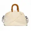 Bolsa de yoga de gran capacidad con compartimentos separados para artículos húmedos y secos, ligera, fácil de transportar, adecuada para viajes y deportes, disponible en varios colores