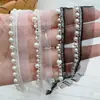 Novedad en Stock Adorno de Perlas Hecho a Mano con Perlas Pequeñas y Grandes, Adorno para Ropa DIY, Accesorios para Sombreros, Adorno de Encaje