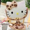 Hola hellokitty Hello Kitty Pegatina Espejo de Diamante Hecho a Mano DIY Espejo de Maquillaje Regalo de Cumpleaños Niñas Navidad