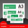 Pasta Plástica Rígida Carimbo Proteção de Documentos Pasta Plástica A3A4A5 Pasta para Cartões Pasta para Cartões de Propaganda Pasta Transparente para Cartões Pasta Várias Especificações