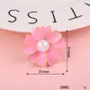 Nuevo Flor de Cinco Pétalos Completamente Diamantada Colgante Flor Diagonal Nieve de Aceite Accesorios para Joyería DIY Funda para Teléfono Celular Material de Diamante Venta al por Mayor