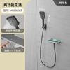 Pistola de Lluvia Luz Ambiental Gris Temperatura Constante Pantalla Digital Set de Ducha Hogar Baño Bañera Ducha Boquilla Booster