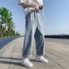 Jeans Personalizados 2025 para Hombre Rectos Sueltos Modernos Casuales Pantalones Verano Delgados Versátiles Modernos Ins Cintura Elástica