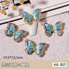 Borboleta Móvel e Inteligente Celebridade da Internet Popular Joias para Unhas Estéreo Super Brilhante Estilo Japonês Luxo Acessível Zircônia Decoração de Unhas Diamante