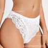 Braguitas estampadas europeas y americanas personalizadas para damas, directo de fábrica, cómodas, sexys, ropa interior para mujer de talla grande, ropa interior de encaje