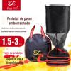 Quadrado anti-salto proteção de peixes posicionamento universal portátil proteção de peixes anti-pendurado cartão de cola borda proteção de pesca pesca selvagem proteção de peixes atacado