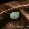 Colgante de Jade Tianshan con Cordón, Diseño Floral, Colgante Verde, Jade Natural de Xinjiang, Hebilla de Paz, Amuleto de Buda, Artículo de Regalo Pequeño