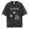 Camiseta Estampada Gráfica de Satoru Gojo Anime Jujutsu Kaisen Camiseta m