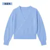 Cárdigan suéter de baile para niños, ropa de baile de otoño e invierno, ropa de práctica, abrigo cálido, chal de ballet para niñas