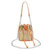 Pequeño y Exquisito Trabajo Bolso Pequeño Bolso Cubo Niña Cruzado 2025 Nuevo Diseño de Nicho Bolso Cruzado Estilo Chanel