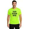 Camiseta jacquard de cuello redondo de secado rápido YS901 personalizada de fábrica con logotipo personalizado, disponible en tallas grandes, diseñada para deportes al aire libre, ofreciendo comodidad de secado rápido, fresca y transpirable