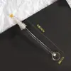 Resistente a altas temperaturas vidro borossilicato alto árvore de Natal palito para misturar café chá com leite leite em pó colher palito para misturar coquetel presente