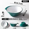 A5 Vajilla de melamina tazón pequeño restaurante comercial tazón pequeño para sopa porcelana creativo restaurante de hot pot con asa tazón para salsas