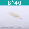 Taco de Madera con Veta Diagonal M6M8M10 Conector para Muebles Tapón Redondo de Madera Tres-en-Uno Espiga de Madera Decoración Cuña de Madera Taco de Madera Clavo de Madera