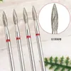 Nueva cabeza pulidora de uñas de diamante con ranura de enfriamiento, herramienta de preprocesamiento estilo ruso para uñas de bolsillo, broca