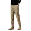 Pantalones de Marca de Moda Versátiles Casuales Largos para Hombre, Pierna Ancha, Estilo Workwear, Algodón Puro, Corte Recto Holgado, para Primavera, Otoño e Invierno 2026