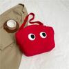 Bolso de Hombro para Viaje de Verano de Gran Capacidad para Mujer 2024 Nuevo Bolso Cruzado de Estrella de Cinco Puntas Lindo Colgante Bolso de Lona