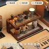 Estante de Almacenamiento de Mesa para Mesa de Comedor, Sala de Estar, Escritorio de Oficina, Taza de Agua, Taza de Té, Soporte de Exhibición para Juego de Té