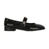 Sapatos Mary Jane de Couro para Mulheres com Fivela Estilo Francês Inspirados em Chanel, Novidade Retro Primavera e Outono 2026 Salto Quadrado Baixo Sapatos de Uma Sola