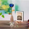 Adornos de Rosas Talladas en Cristal 3D para Sala de Estar, Aparador de Vinos, Regalo de Boda, Cumpleaños, Día de San Valentín para Novia y Esposa