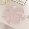 Calcinhas de Cintura Alta para Mulheres, Algodão Puro 10A Algodão Antibacteriano, Gancho Estendido, Controle Abdominal, Pós-parto, Sem Costura, Tamanho Grande Gordura mm