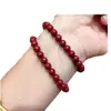 Prata 990 Baifu Cinnabar Pulseira Pulseira Pé Prata Cordão de Mão Joia de Mão Prata Passe-partout Loja Dourada Atividade Presente Lote