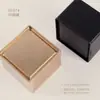 Versão Light Quadrada Caixa de Ferro Caixa de Embalagem para Chá Saquinho de Chá Chá Verde Chá Preto Versão Completa Universal Lata de Chá Cinza Dourado
