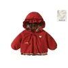Abrigo de Invierno para Niñas 2025 Nuevo Elegante Cálida Chaqueta de Algodón para Niños, Sudadera Acolchada con Capucha Forrada de Felpa para Bebés en Invierno