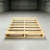 Paleta para montacargas, paleta de madera maciza, base para almacén, estante de almacenamiento, marco de madera para logística, tarima de camping, plataforma a prueba de humedad, paleta