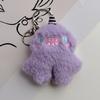 Broche de Peluche de Monstruo de Cabello Largo Japonés y Coreano Decoraciones de Llavero de Muñeca de Dibujos Animados Lindo Estúpido Adornos Colgantes de Mochila al Por Mayor