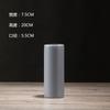 Vaso Cilíndrico de Cerámica Mate Creativo Escandinavo Blanco Decoración Simple para el Hogar Adornos para la Sala de Estar Flores Secas Frescas y Velas