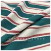 428 # Tejido de punto acanalado de algodón fino de tres rayas para ropa de hombre, mujer y niño, camiseta, ropa, tejido de punto