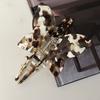 Pinza para el cabello con alas de mariposa de acetato suave francés, versátil, nueva horquilla texturizada para recogido, pinza de tiburón, accesorios para el cabello.