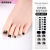 Zhengxiang Pegatinas para Uñas de Gel sin Curado Personalizadas Polvo de Cebolla Bronceado Estampado de Leopardo Pegatinas Europeas y Americanas para Uñas de los Pies Pegatinas para Uñas de los Pies sin Luz