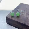 Aretes de cuentas redondas aretes para mujer sentido simple