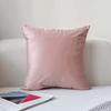 Cojín de terciopelo holandés Amazon Home, funda de almohada de terciopelo de color liso, funda de almohada nórdica moderna y sencilla para coche.