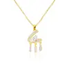 Popular Joyería de Exportación Transfronteriza Europea y Americana Elemento Geométrico Collar Personalizado Moda Retro Colgante Cadena de Suéter para Mujer