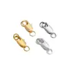 Atacado Fivela Banhada a Ouro 18K Acessórios para Joias Artesanais DIY Fivela de Conexão Corrente Extensora Fivela Cauda de Peixe Fivela Lagosta Mais Argola