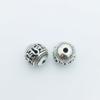 Accesorios de joyería DIY, cuentas redondas huecas, cuentas sueltas 11n, cuentas huecas retro integradas, cuentas con símbolo de aleación de zinc