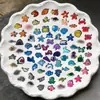 Série Animais do Oceano Charms para Tamanco Sapato Decoração de Sapato de Borracha Macia Pvc Atacado Direto da Fonte