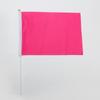 No.8 manivela pequeña bandera de colores bandera roja pequeña juegos niños de preescolar ejercicio matutino color sólido bandera bandera de colores pequeños venta al por mayor