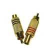 Conector de áudio plug RCA Cabeça de Lótus